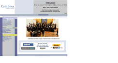 Desktop Screenshot of cantilena.org