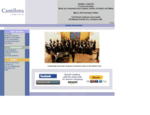 Tablet Screenshot of cantilena.org