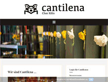 Tablet Screenshot of cantilena.de